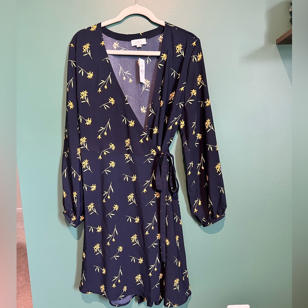 NWT LOFT Wrap Dress